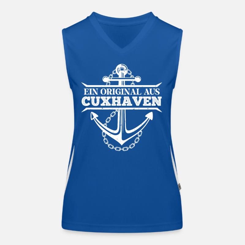 Cuxhaven AN ORIGINAL FROM CUXHAVEN Lustig Women's Functional Contrast Tank Top