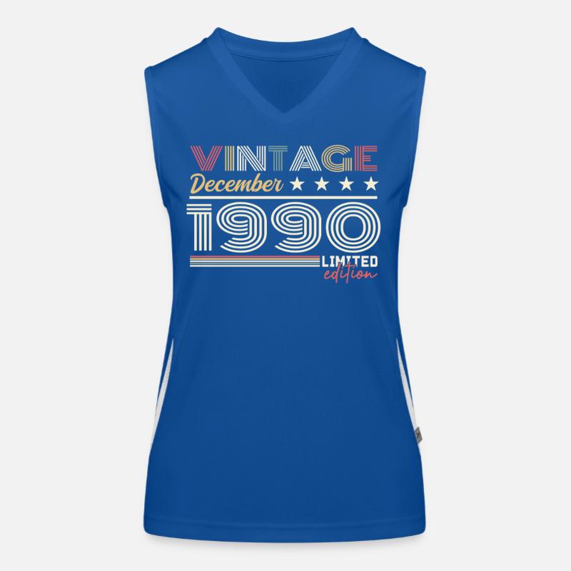 Cadeau Décembre 1990 Débardeur respirant contrasté Femme