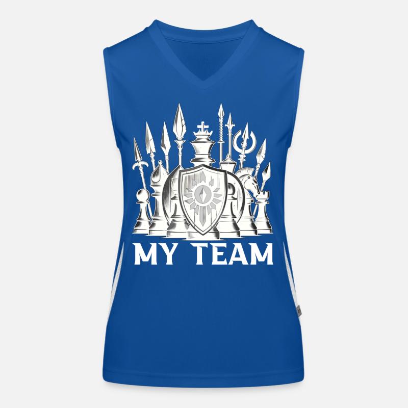 Chess Funktionelles Kontrast-Tank Top für Frauen