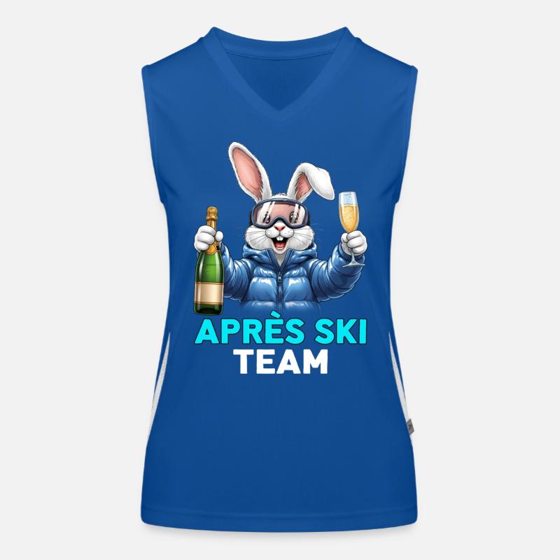 Après-ski lapin rose Débardeur respirant contrasté Femme