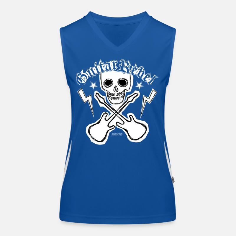 Guitar Rebel - Patchstyle Women's Functional Contrast Tank Top