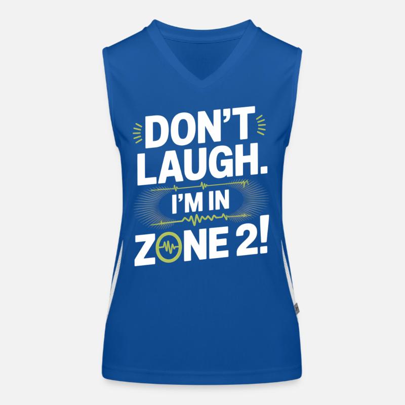 Zone 2 Training - Laufgruppe Joggen Läufer Funktionelles Kontrast-Tank Top für Frauen