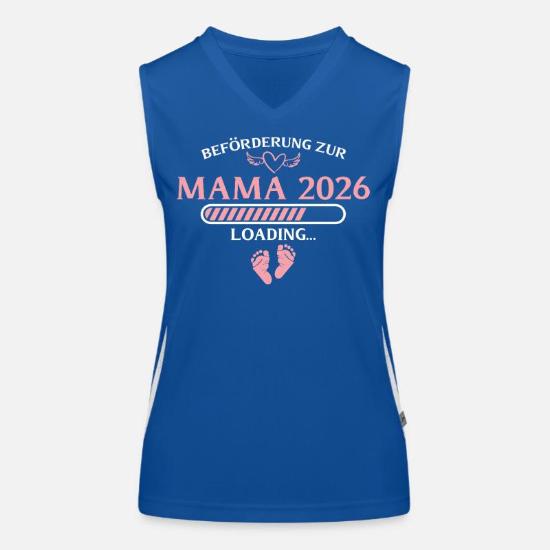 Maman 2026 Annonce de grossesse Mère Débardeur respirant contrasté Femme