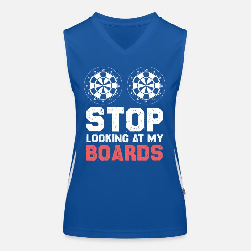 Arrêter, pas sur mes planches Débardeur respirant contrasté Femme