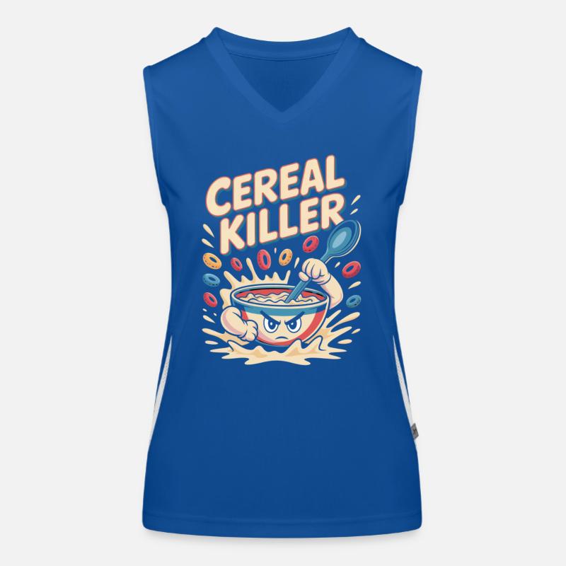 Retro Breakfast Women's Functional Contrast Tank Top