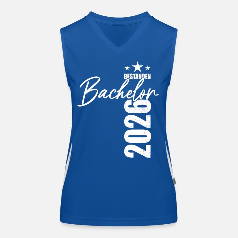 Bachelor bestanden 2026 - Prüfung - Erfolg Funktionelles Kontrast-Tank Top für Frauen