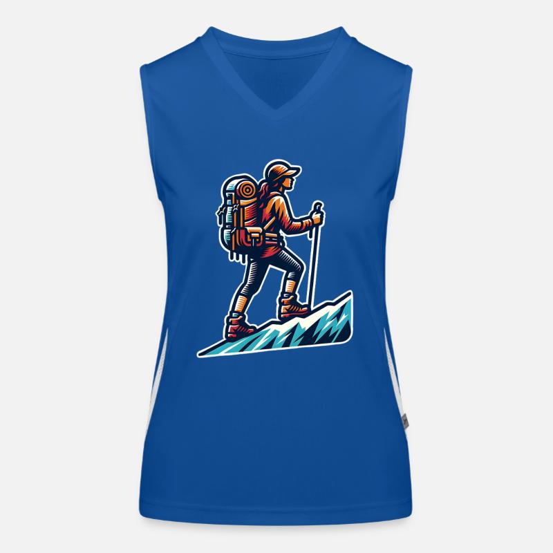 Bergsteiger  Funktionelles Kontrast-Tank Top für Frauen