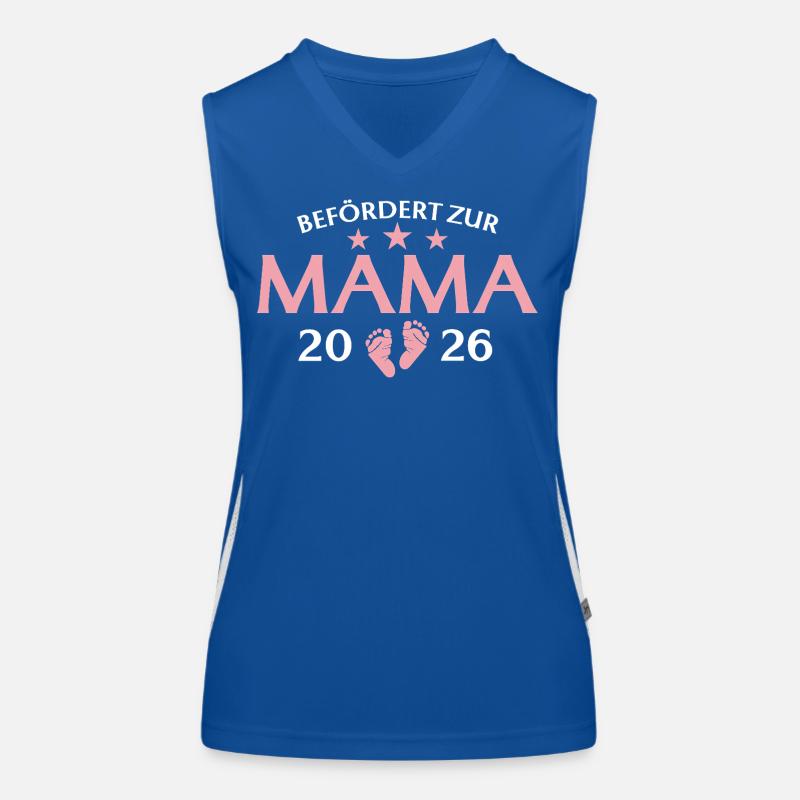 Mutter 2026 Befördert zur Mama Funktionelles Kontrast-Tank Top für Frauen