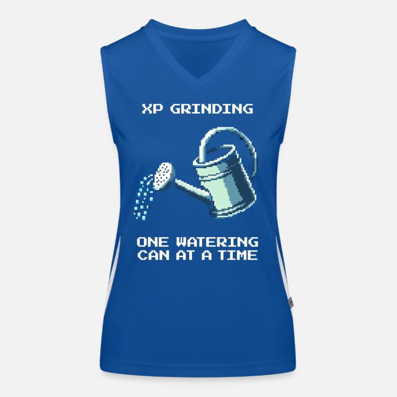 XP Grinding | Plant Care Leveling Women's Functional Contrast Tank Top