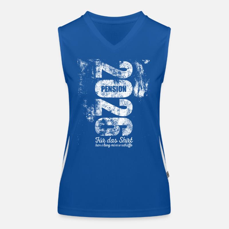 Rente 2026 | Han i lang müese schaffe Débardeur respirant contrasté Femme