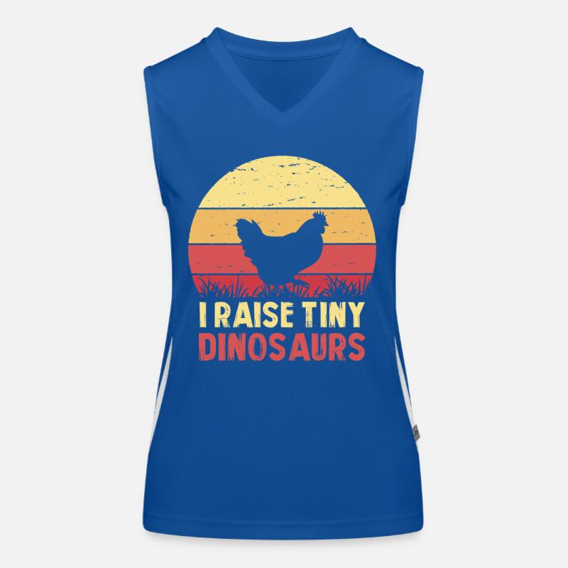 I breed tiny dinosaurs Women's Functional Contrast Tank Top