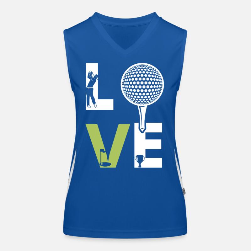 Golf Funktionelles Kontrast-Tank Top für Frauen
