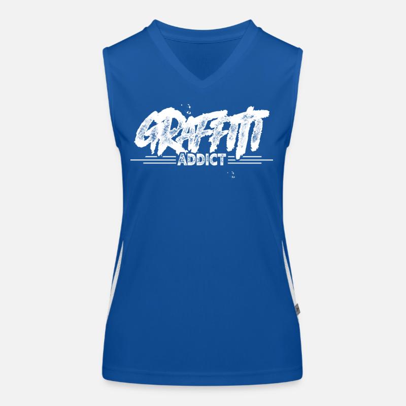 Graffiti Débardeur respirant contrasté Femme