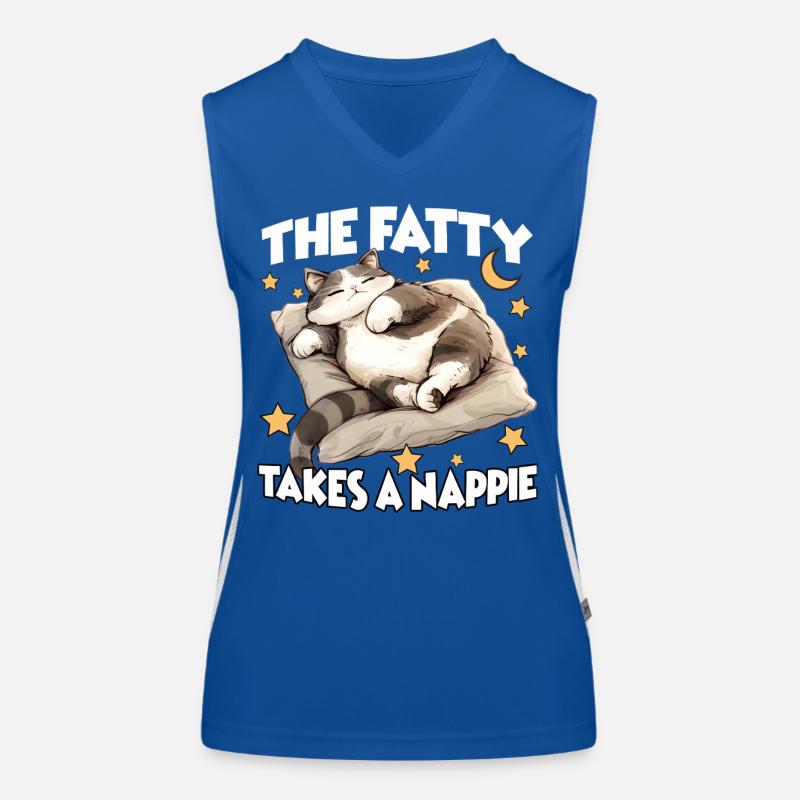 Loafers & Cat Lover Gift Idea Chonk Women's Functional Contrast Tank Top