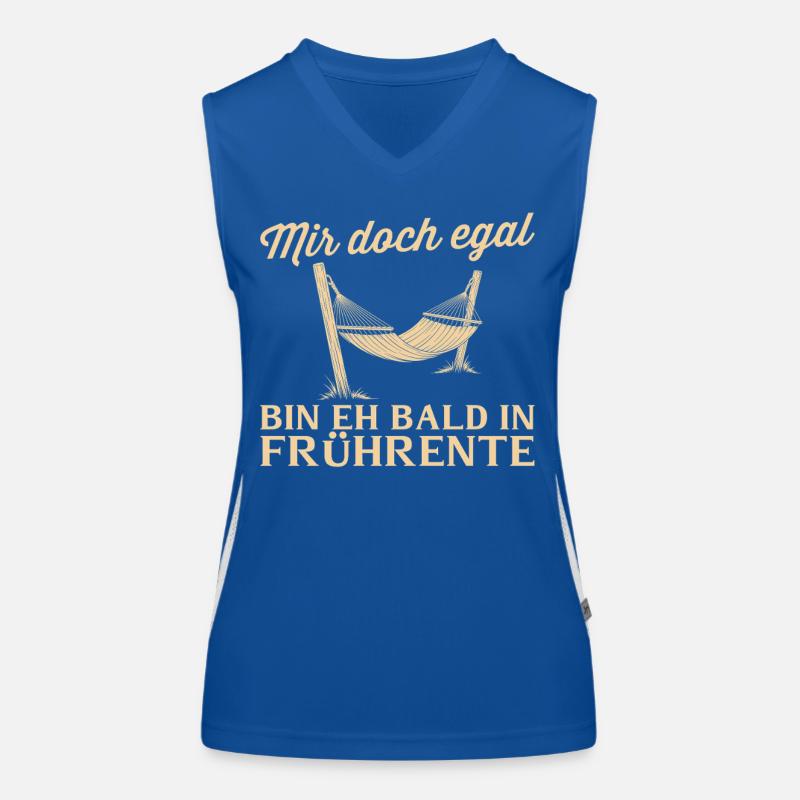 Hamac de retraite partielle - retraite anticipée bientôt Débardeur respirant contrasté Femme