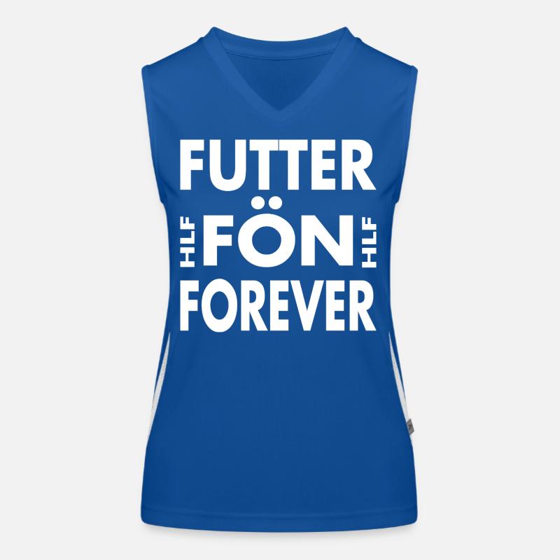 Futterfön Forever - Heißluftfritteuse Für immer Funktionelles Kontrast-Tank Top für Frauen