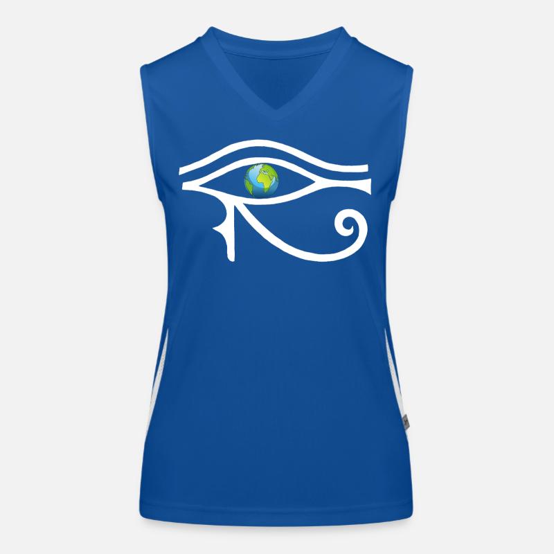 Ein weiterer Blick auf die Welt (weiß) Funktionelles Kontrast-Tank Top für Frauen