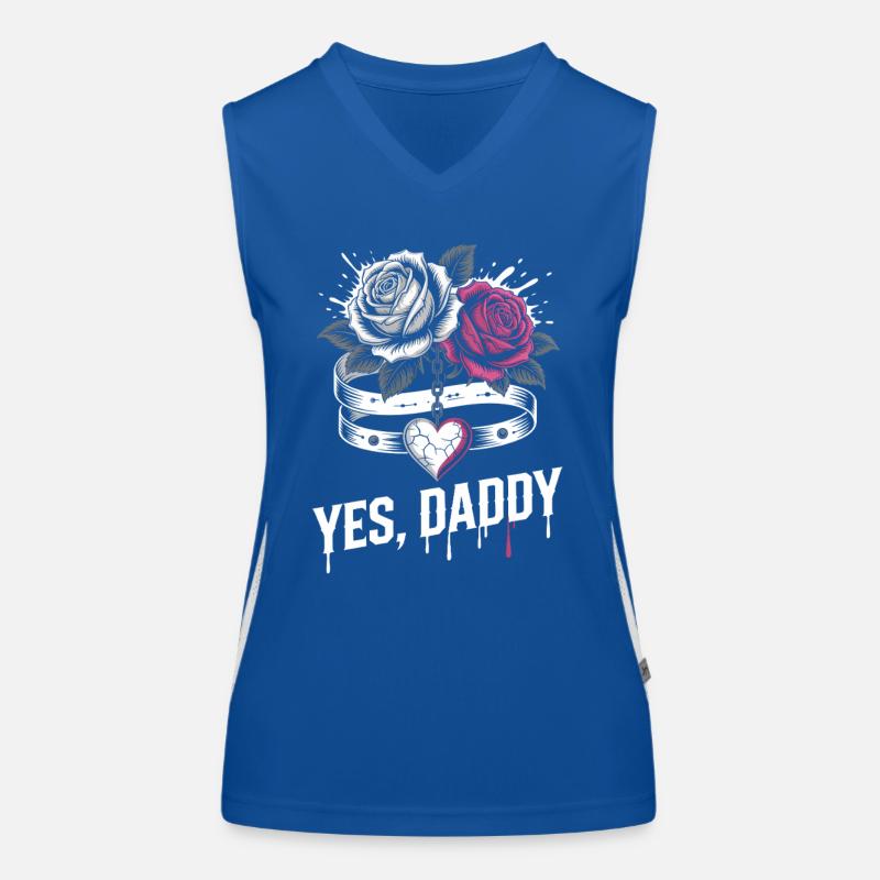 Dark Romance Booktok Yes, Daddy Débardeur respirant contrasté Femme