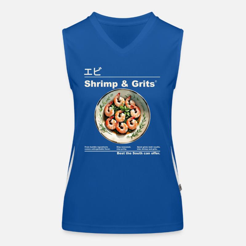 Shrimp & Grits Best The South Can Offer Funktionelles Kontrast-Tank Top für Frauen
