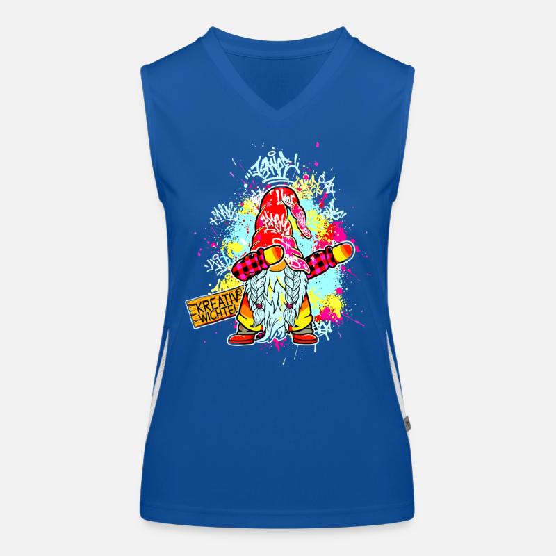 GNOME CRÉATIF Dab Graffiti Artiste XMas Débardeur respirant contrasté Femme