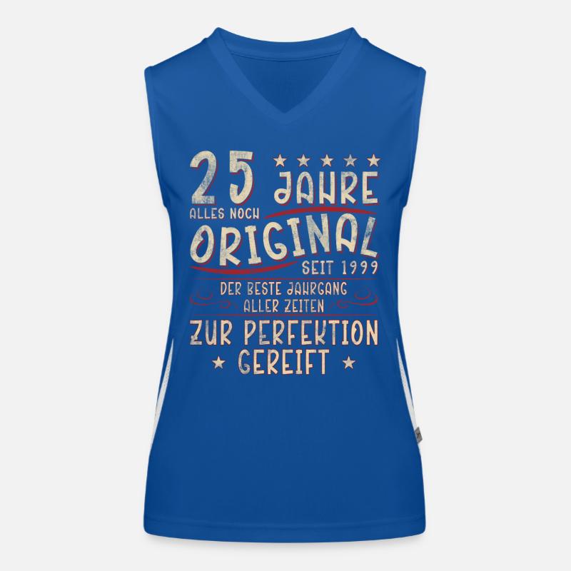 Original 25 Jahre Seit 1999 Funktionelles Kontrast-Tank Top für Frauen