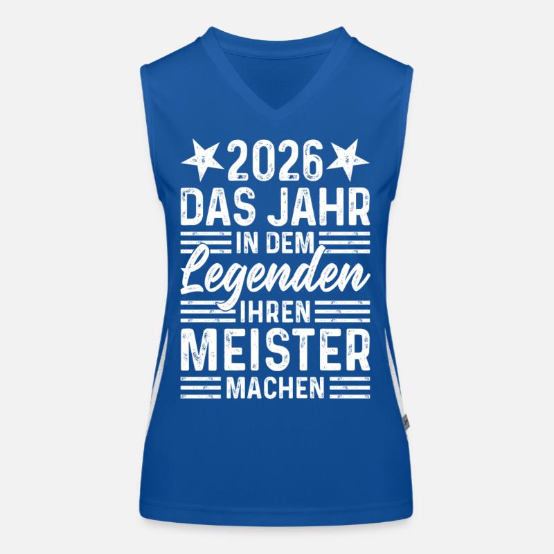 2026 The Year Legends Make Their Master Women's Functional Contrast Tank Top