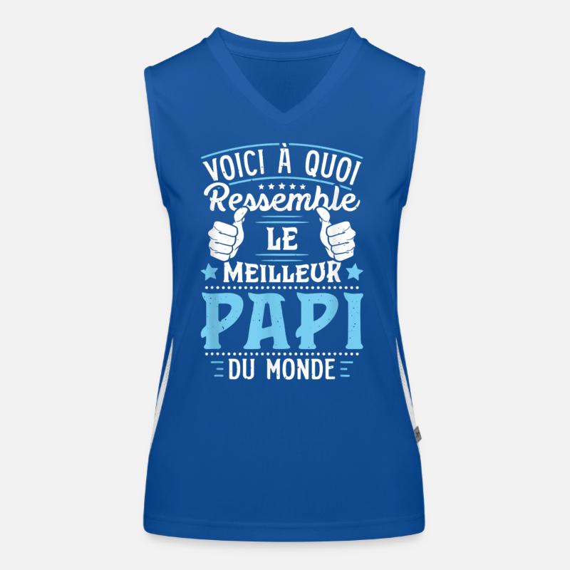 Bester Vater der Welt Funktionelles Kontrast-Tank Top für Frauen