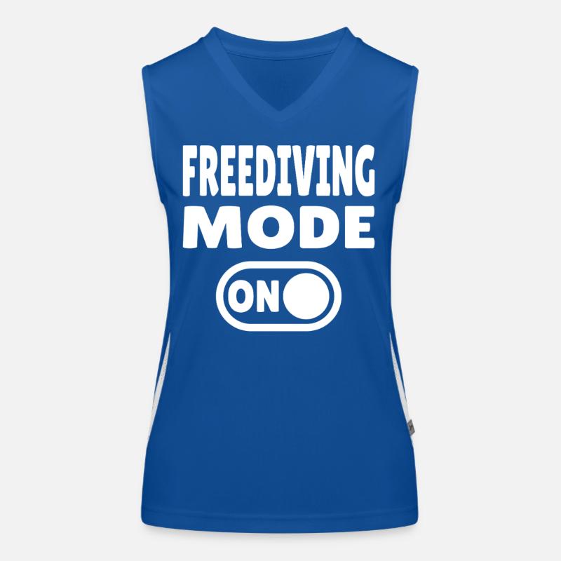 Mode apnée ACTIVÉ - Plongeur Débardeur respirant contrasté Femme