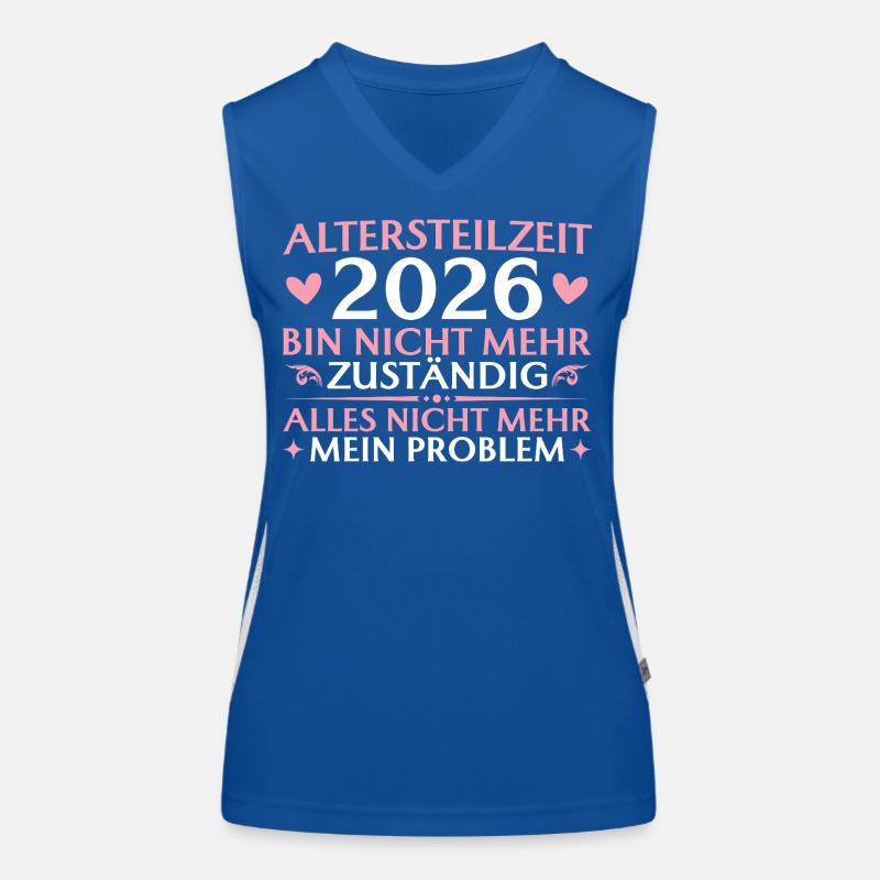 Partial retirement 2026 Not responsible - early retirement Women's Functional Contrast Tank Top