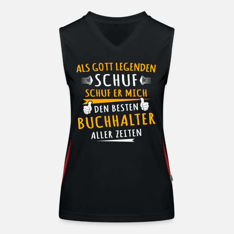 Buchhalter Funktionelles Kontrast-Tank Top für Frauen