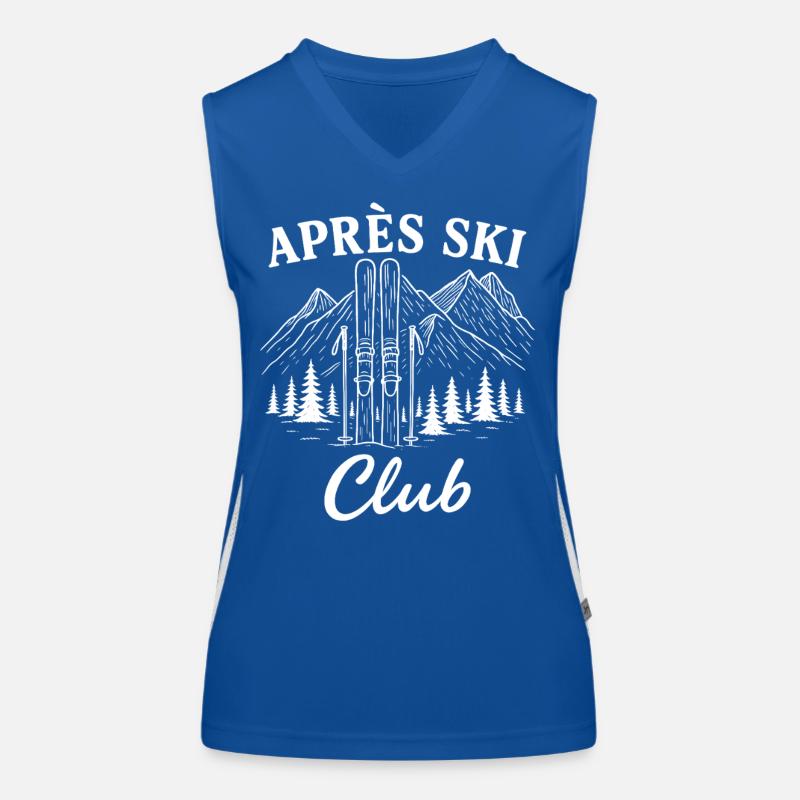 Club d’après-ski Débardeur respirant contrasté Femme