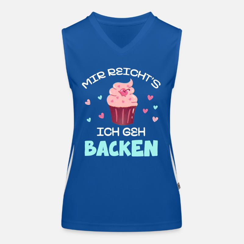 I've had enough: I'm going to bake cupcake Women's Functional Contrast Tank Top