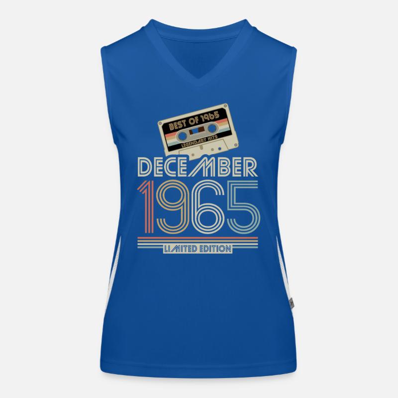 Cassette - Meilleur de décembre 1965 - Anniversaire Débardeur respirant contrasté Femme