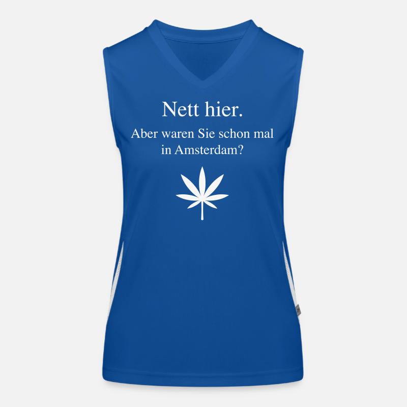 Nett Hier. Aber Waren Sie Schon In Amsterdam? (W) Funktionelles Kontrast-Tank Top für Frauen