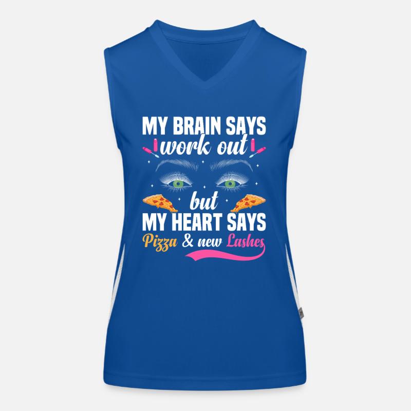 Wimperntechniker Wimpern-Whisperer-Wimpernverlängerung Funktionelles Kontrast-Tank Top für Frauen