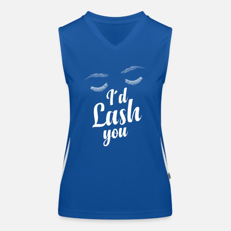  Lash Technician Eyelash Whisperer Lash Tech Women's Functional Contrast Tank Top