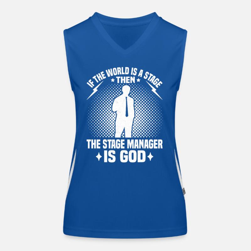 Musical Theatre Lover Backstage Crew Stage Manager Women's Functional Contrast Tank Top