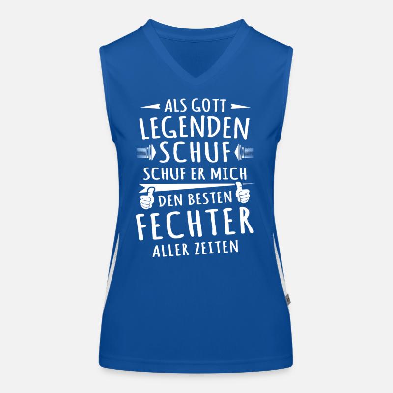 Fechter Funktionelles Kontrast-Tank Top für Frauen