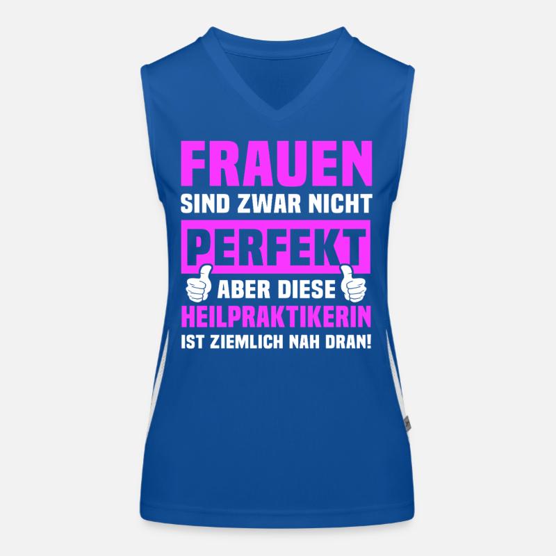 Naturopath Spruch Women's Functional Contrast Tank Top