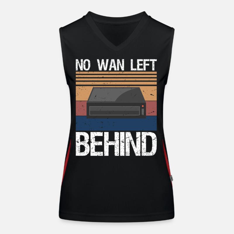 Funny Network Engineer Women's Functional Contrast Tank Top