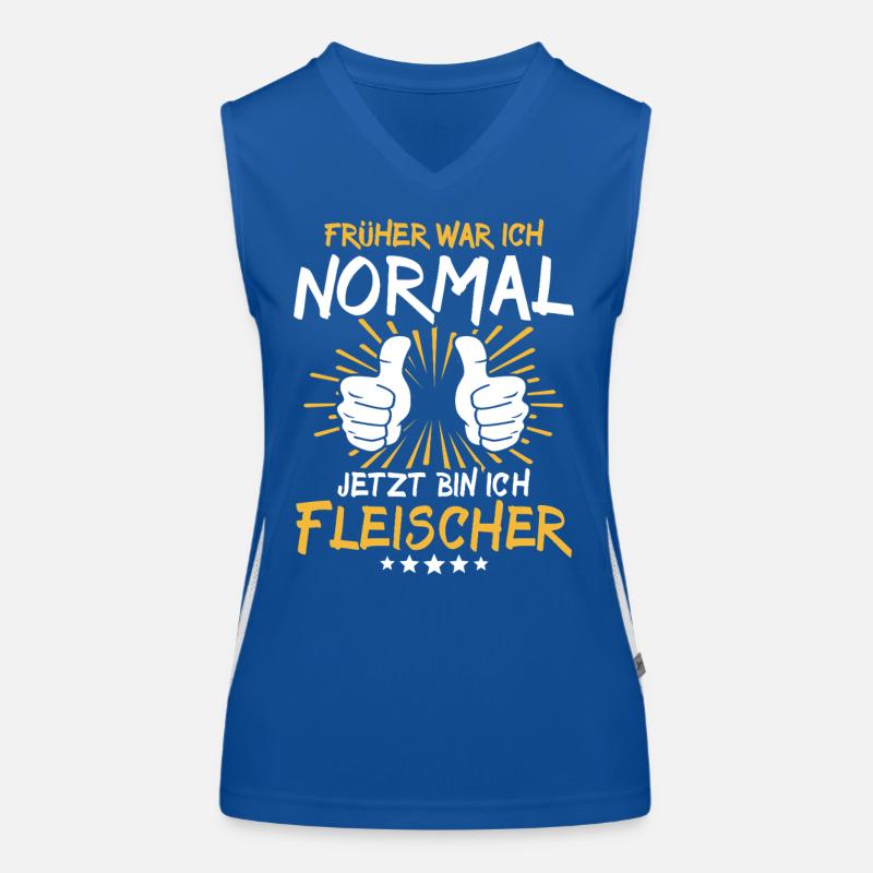 Fleischer Spruch Débardeur respirant contrasté Femme