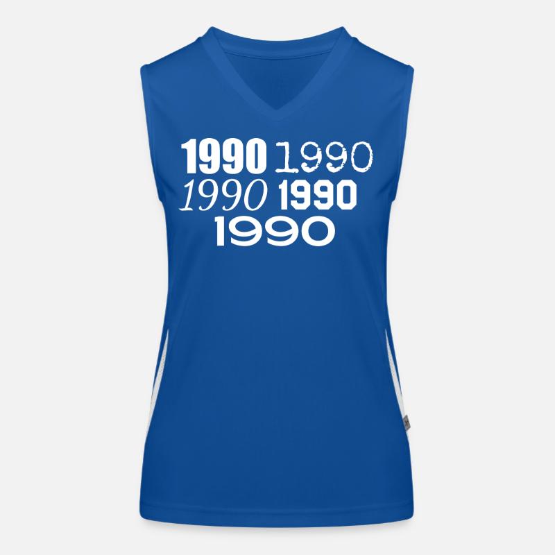 1990 Funktionelles Kontrast-Tank Top für Frauen
