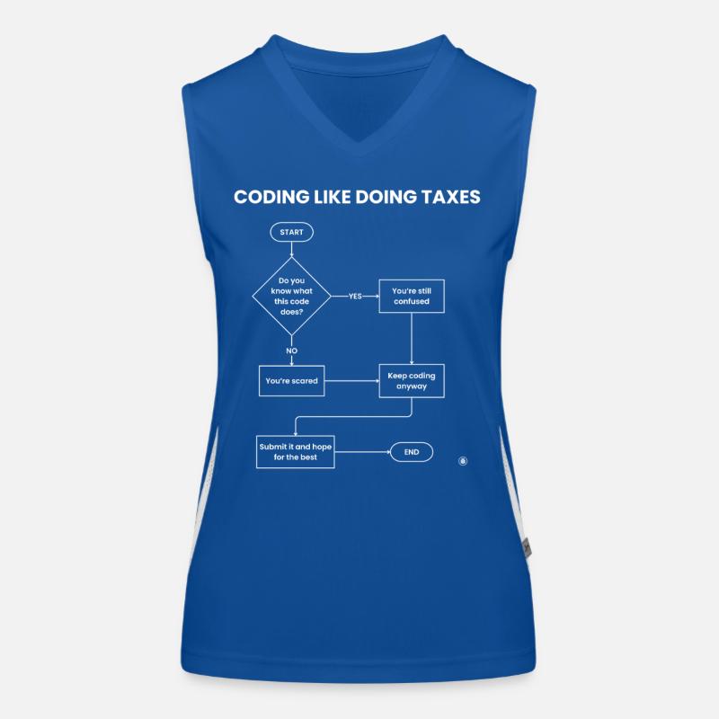 Codierung wie Steuererklärung – Hope Gift einreichen Funktionelles Kontrast-Tank Top für Frauen