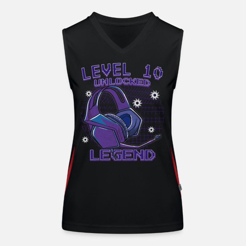 Level 10 Unlocked Legend Women's Functional Contrast Tank Top