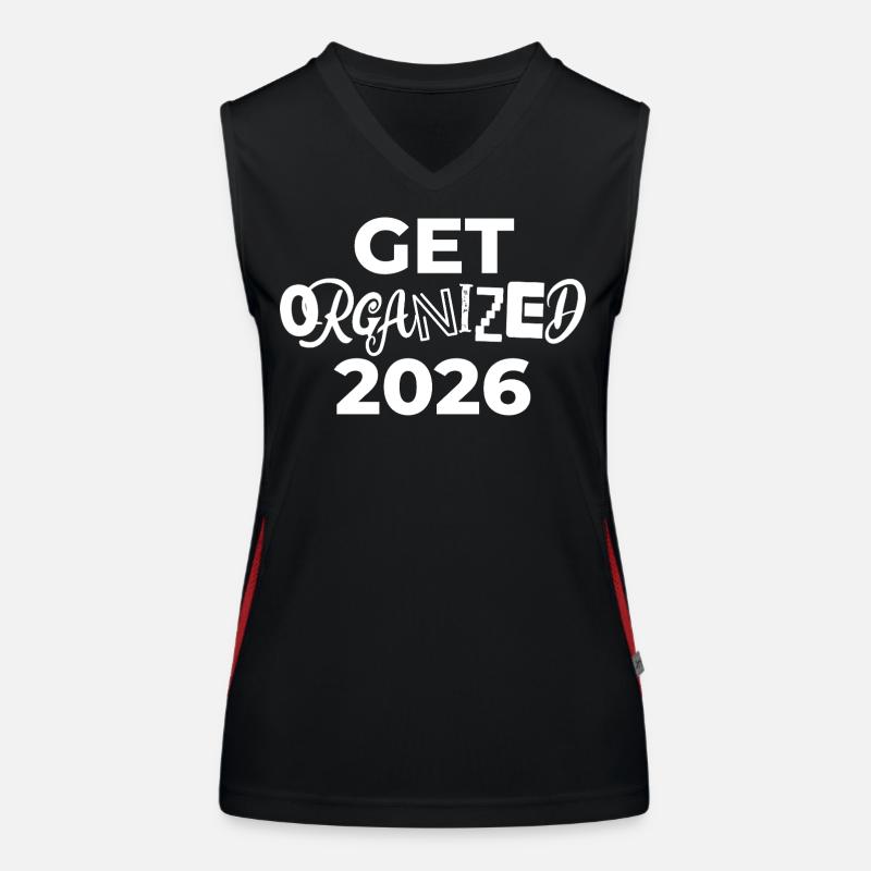 Get organized | New Year's resolutions 2026 Women's Functional Contrast Tank Top
