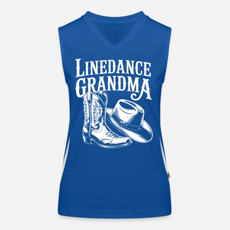 LineDance Großmama Boots Funktionelles Kontrast-Tank Top für Frauen