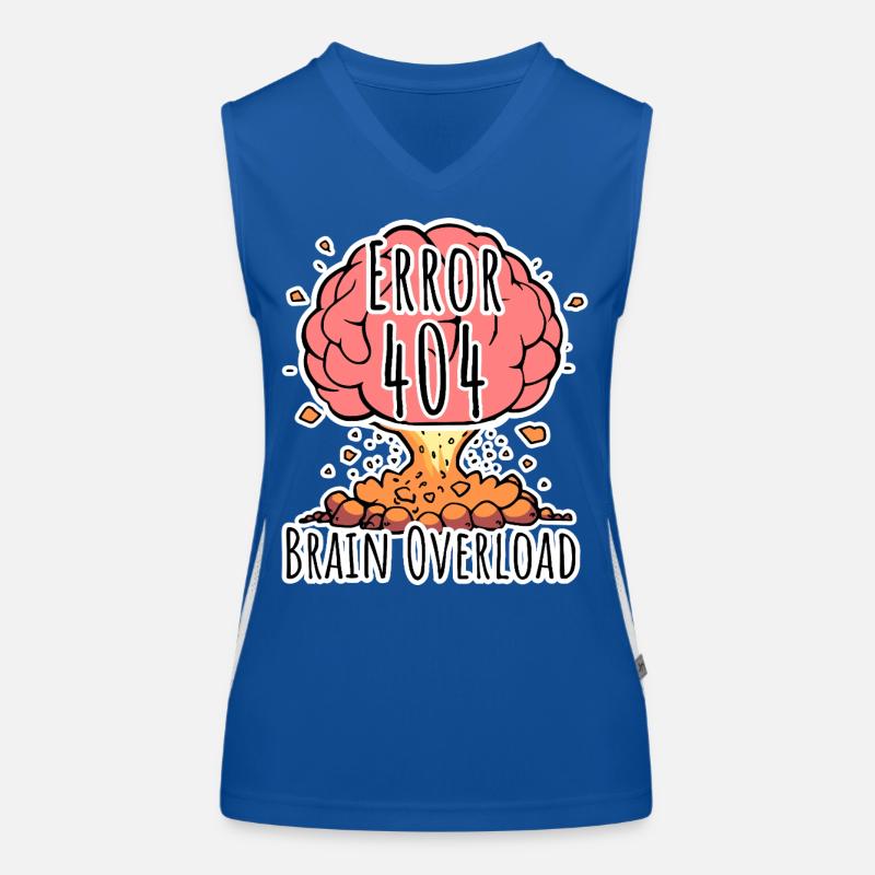 Brain Error 404 - Gehirn Überlastung Explosion! Funktionelles Kontrast-Tank Top für Frauen