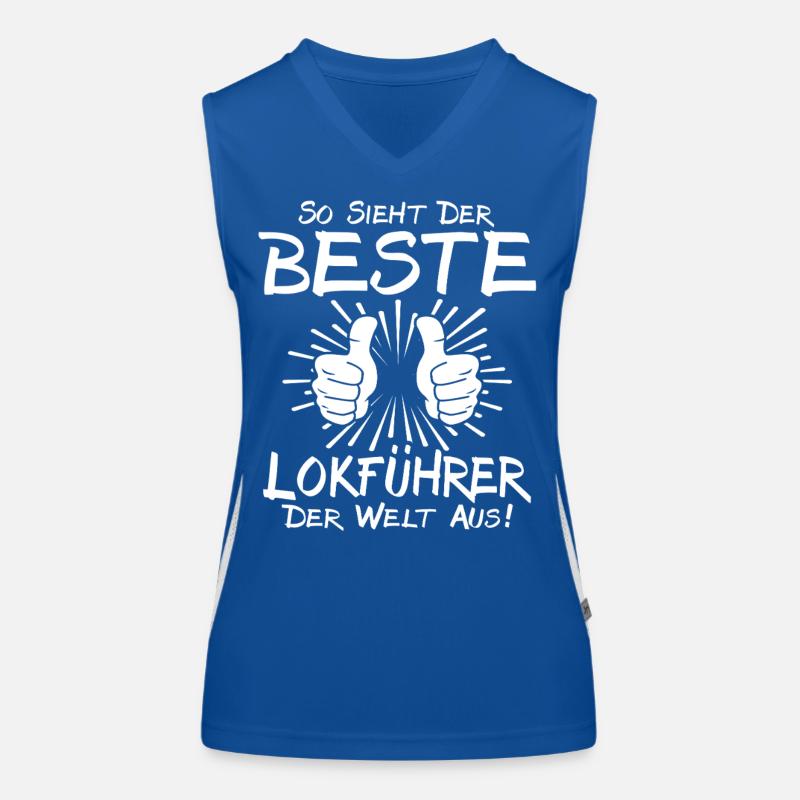 Best train driver Women's Functional Contrast Tank Top