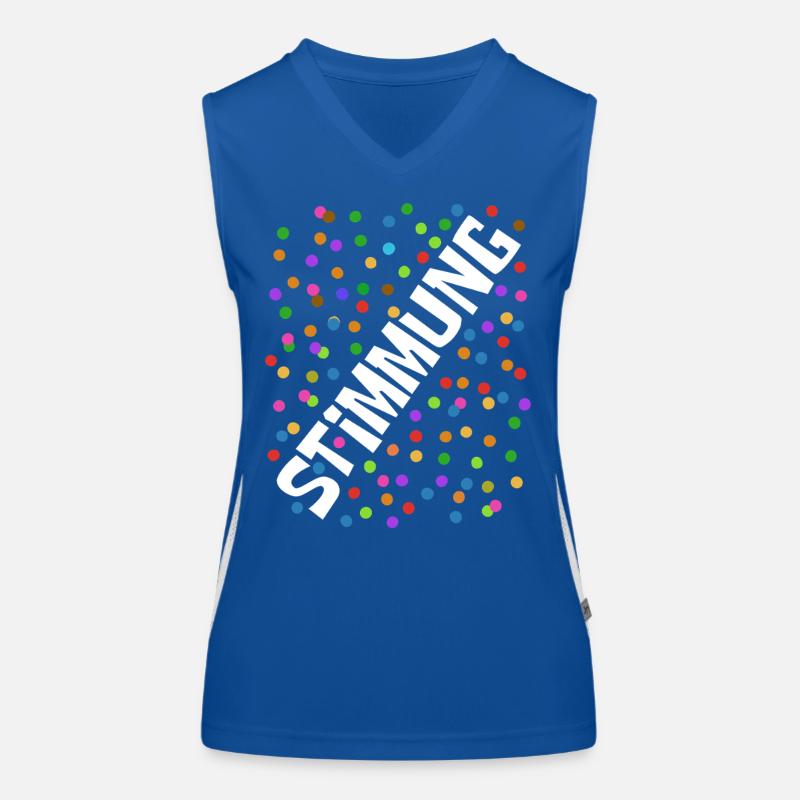 Carnaval - Carnaval - Atmosphère - Confettis Débardeur respirant contrasté Femme