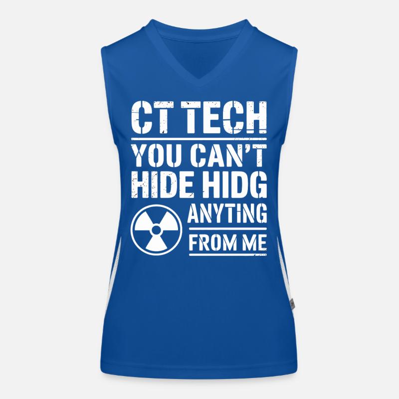 Technicien CT : Rien à cacher Débardeur respirant contrasté Femme